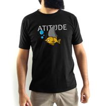 Camiseta Masculina Atitude Preta - Hipsters