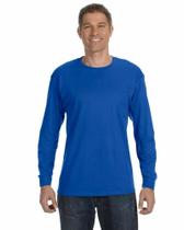 Camiseta masculina Azul Manga Longa