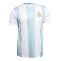 Camiseta Masculina Balboa Argentina Tevez 11 Branco/Azul Camiseta Masculina Balboa Argentina Tevez 11 Branco/Azul