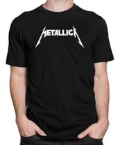 Camiseta Masculina Banda De Rock Metálica 100% Algodão