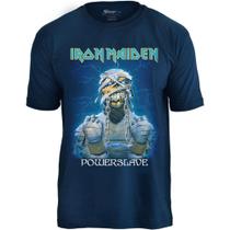 Camiseta masculina banda iron maiden