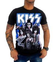 Camiseta Masculina Banda Kiss Camisa De Rock Heavy Metal