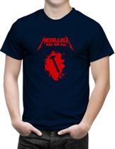 Camiseta Masculina Banda Metalica Álbum Kill 'Em All Rock