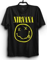 Camiseta Masculina Banda Nirvana 100% Algodão