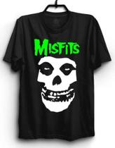 Camiseta Masculina Banda Rock Misfits Camisa 100% Algodão Camiseta Masculina Banda Rock Misfits Camisa 100% Algodão
