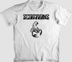 Camiseta Masculina Banda Scorpions Camisa 100% Algodão