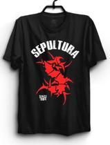 Camiseta Masculina Banda Sepultura 100% Algodão Camisa Lançamento
