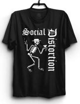 Camiseta Masculina Banda Social Distortion 100% Algodão