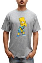 Camiseta Masculina Bart Simpson Estilingue