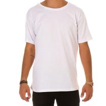 Camiseta Masculina Básica 100% Algodão Fio 30 Bege /Preto/Branco