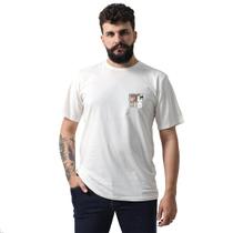 Camiseta Masculina Básica Algodão Estampa Skate Frente e Costas