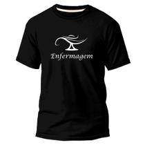 Camiseta Masculina Básica Algodão Premium Estampa Digital Enfermagem