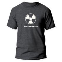 Camiseta Masculina Básica Algodão Premium Estampa Dtf Faculdade Radiologia