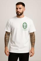 Camiseta Masculina Básica Algodão Respirável Camisa Casual Conforto Leve Caimento Regular Dia a Dia Estampa Digital Cruz Camiseta Masculina Básica Algodão Respirável Camisa Casual Conforto Leve Caimento Regular Dia a Dia Estampa Digital Cruz