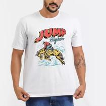 Camiseta Masculina Básica - Cowboy e Rodeio em Algodão Camiseta Masculina Básica - Cowboy e Rodeio em Algodão