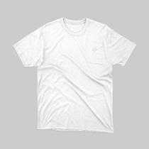 Camiseta Masculina Básica de Algodão Branca P ao G3 Tamanhos Grandes Plus Size - Gira e Pira