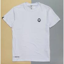 Camiseta Masculina Básica Em Alto Relevo Leão Since 2021 Brasil