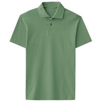 Camiseta Masculina Básica Gola Polo Malwee Verde