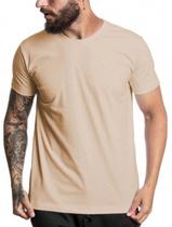 Camiseta Masculina Básica Lisa 100% Algodão Malha 30.1