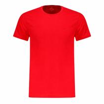 Camiseta masculina básica lisa algodão plus p ao g4 four all prime várias cores
