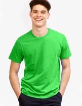 Camiseta Masculina Básica Lisa Conforto T-shirt Slim Fit