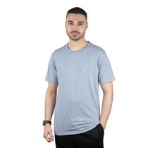 Camiseta masculina basica lisa mescla