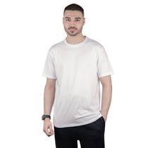 Camiseta masculina basica lisa off white