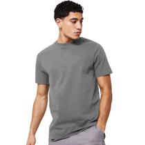 Camiseta Masculina Básica Manga Curta Lisa Slim Fit