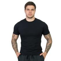 Camiseta Masculina Básica Manga Curta Malha Queopes Peruana Austin