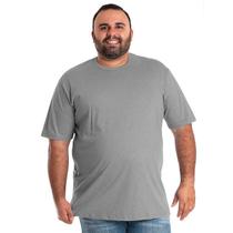 Camiseta masculina básica manga curta plus size 118001
