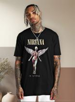 Camiseta Masculina Basica Nirvana Rock Streetwear Banda