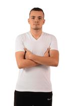 Camiseta masculina básica para homem no Algodão gola V decote simples manga curta moda casual varias cores