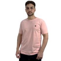 Camiseta Masculina Basica Rosa Bebe Dawson New