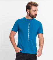 Camiseta Masculina Básica Select Azul