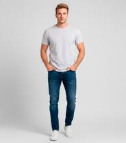 Camiseta Masculina Básica Select Cinza