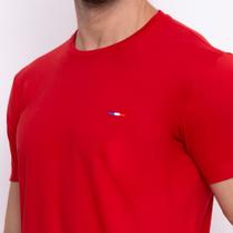 Camiseta Masculina Básica Vih Triny com Bordado no Estilo Algodão Premium França