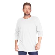 Camiseta Masculina BásicaManga Longa Plus Size