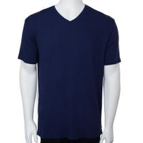 Camiseta Masculina Basico.Com Modal Azul Marinho - 102101 Camiseta Masculina Basico.Com Modal Azul Marinho - 102101