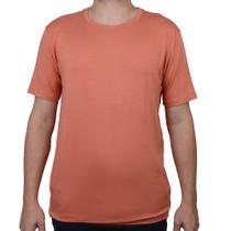 Camiseta Masculina Básico.Com Tech Modal Marrom - 102101 Camiseta Masculina Básico.Com Tech Modal Marrom - 102101
