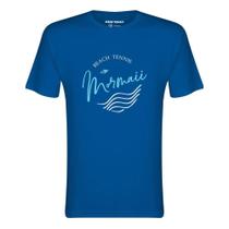 Camiseta Masculina Beach Tennis Ondas Azul Petroleo - Mormaii