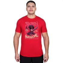 Camiseta Masculina Beisebol Pantera Personalizada Arte Street Personalizada Extra confortavel