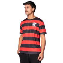 Camiseta Masculina Betel Flamengo Rubro Negro Preto/Vermelho Camiseta Masculina Betel Flamengo Rubro Negro Preto/Vermelho