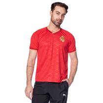 Camiseta Masculina Betel Inter Gold Losango Vermelho/Dourado Camiseta Masculina Betel Inter Gold Losango Vermelho/Dourado