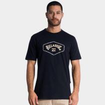 Camiseta Masculina Billabong Manga Curta Exit Arch Preta Original Camiseta Masculina Billabong Manga Curta Exit Arch Preta Original