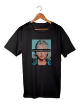 Camiseta Masculina Billie Eilish Foto Cantora Pop - Nessa Stop