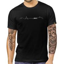 Camiseta masculina Black tendência top