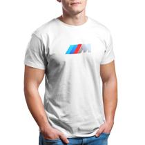 Camiseta Masculina BMW Motorsport Estampa Automotiva Gola Redonda 100% Algodão Qualidade Premium