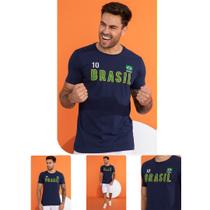 Camiseta Masculina Bordada Brasil Revanche - 113745