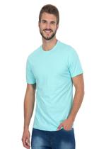 Camiseta Masculina Bordado Areia Polo Wear Azul Médio