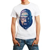 Camiseta Masculina Branca Breaking Bad 12 Camiseta Masculina Branca Breaking Bad 12